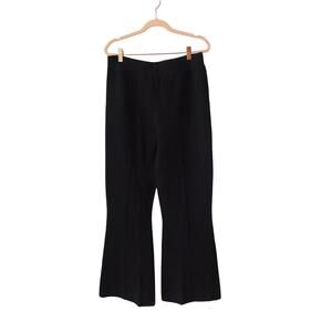 NWT J. Crew Slim Flare Sweater-Pant Black L